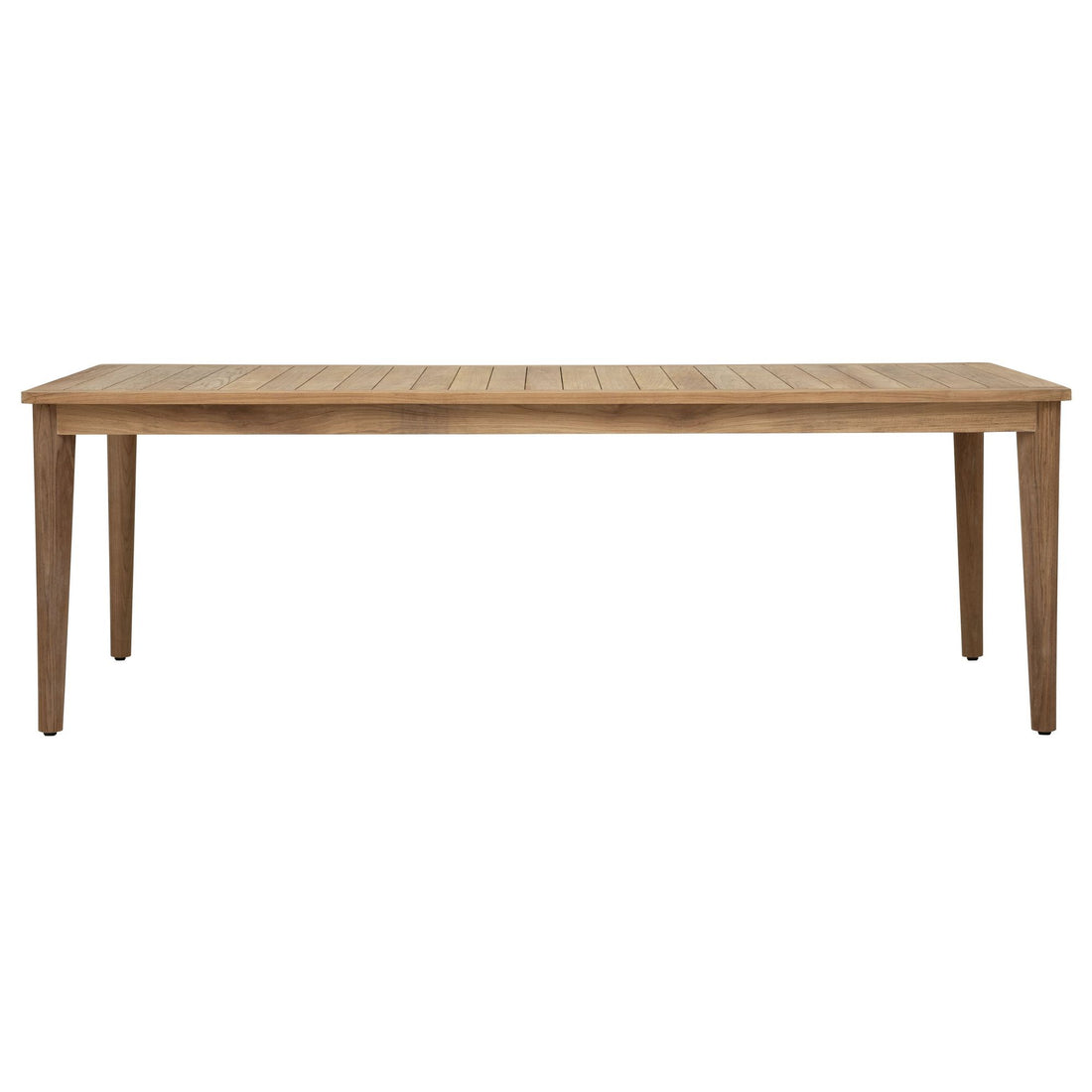 Tuintafel Amaro Outdoor 230cm van DTP Home, zijaanzicht van de tien persoons tuintafel