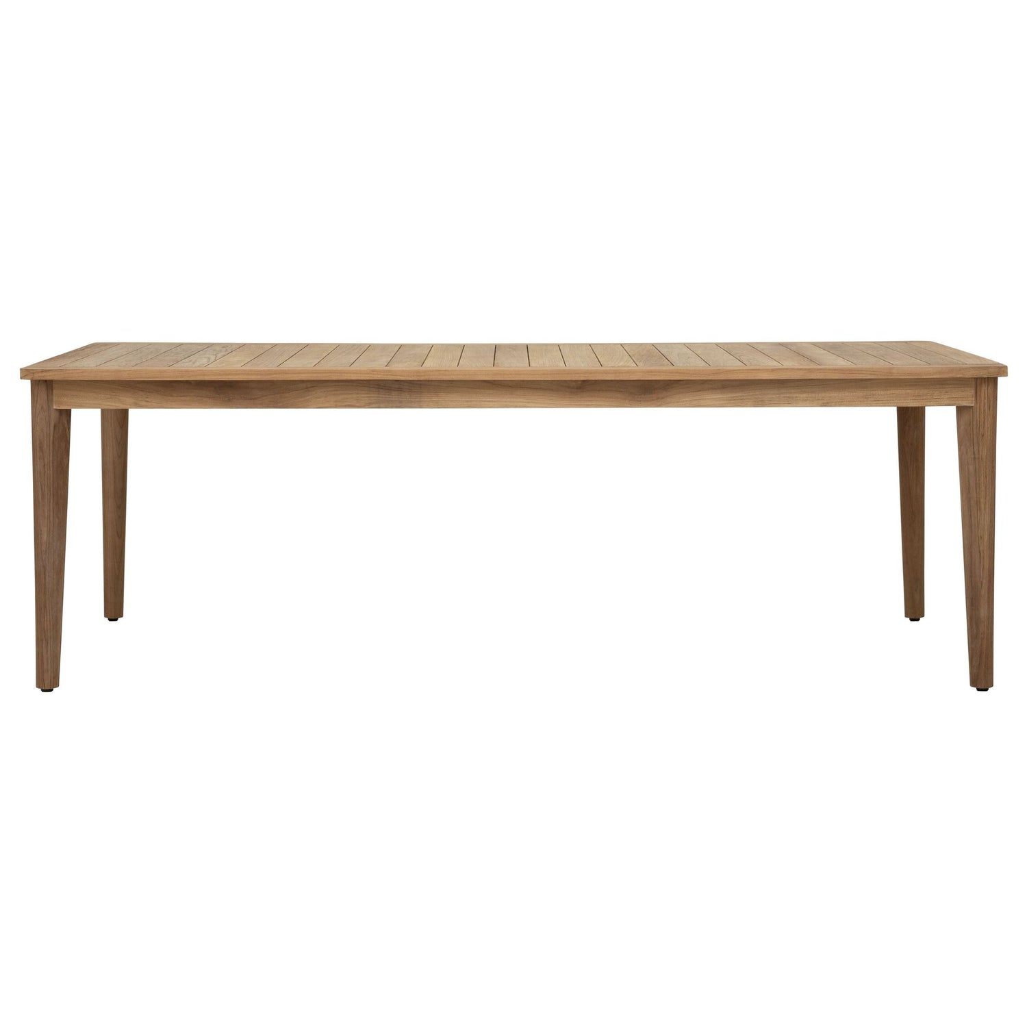 Tuintafel Amaro Outdoor 230cm van DTP Home, zijaanzicht van de tien persoons tuintafel