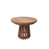 Tuintafel Cindo Ø50cm van opzij gezien