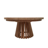 Tuintafel Cindo Ø80cm schuin vooraanzicht