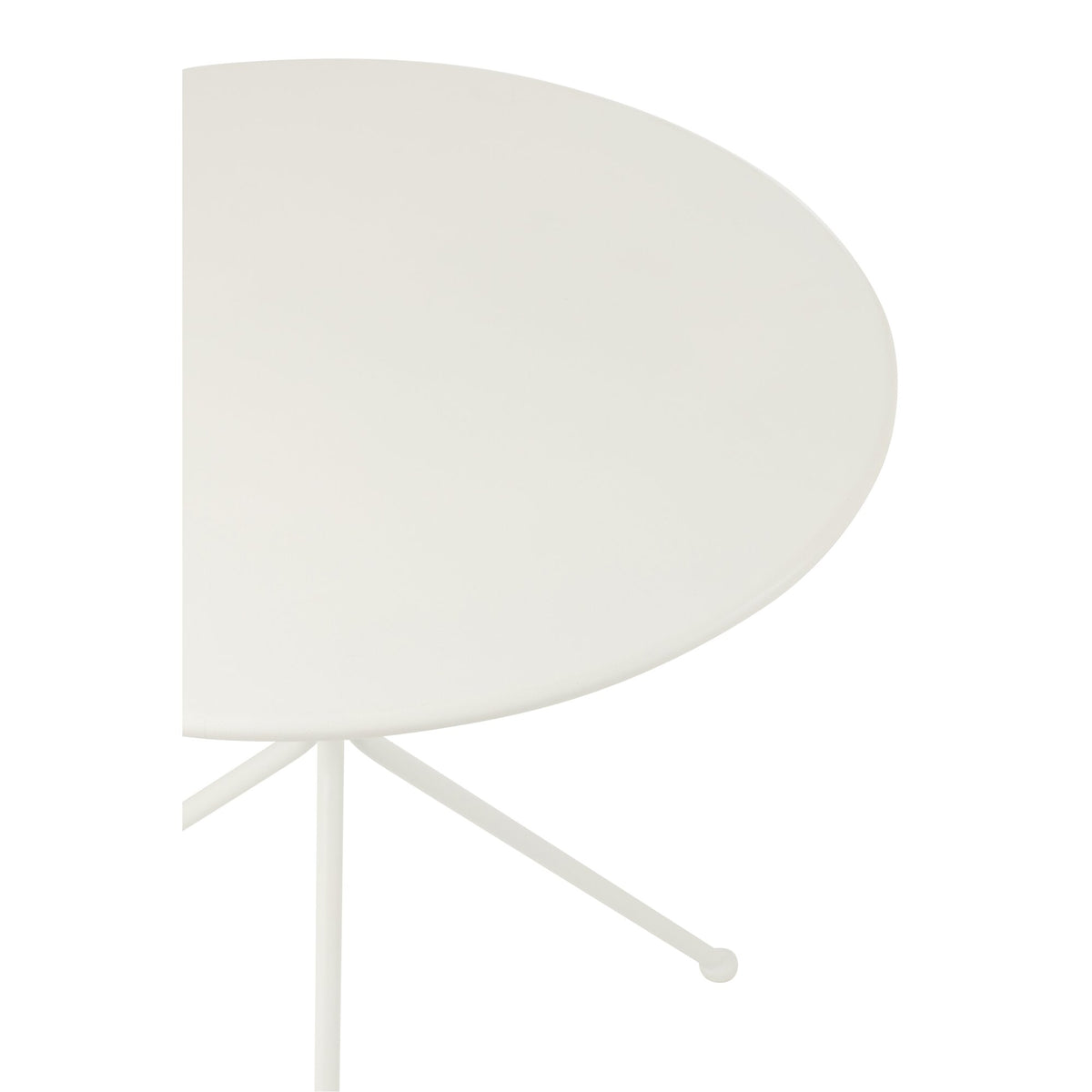 Tuintafel Tripod Rond Metaal Wit Large J-Line