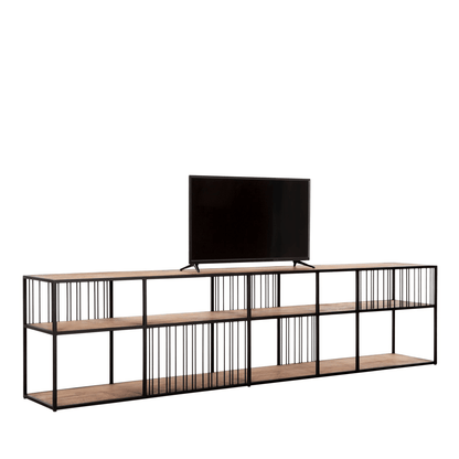 TV-meubel Barra gerecycled teakhout naturel 225cm DTP Home