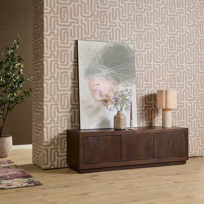 TV-meubel Brussel Bruin 150cm van Starfurn met tijdloos minimalistisch ontwerp
