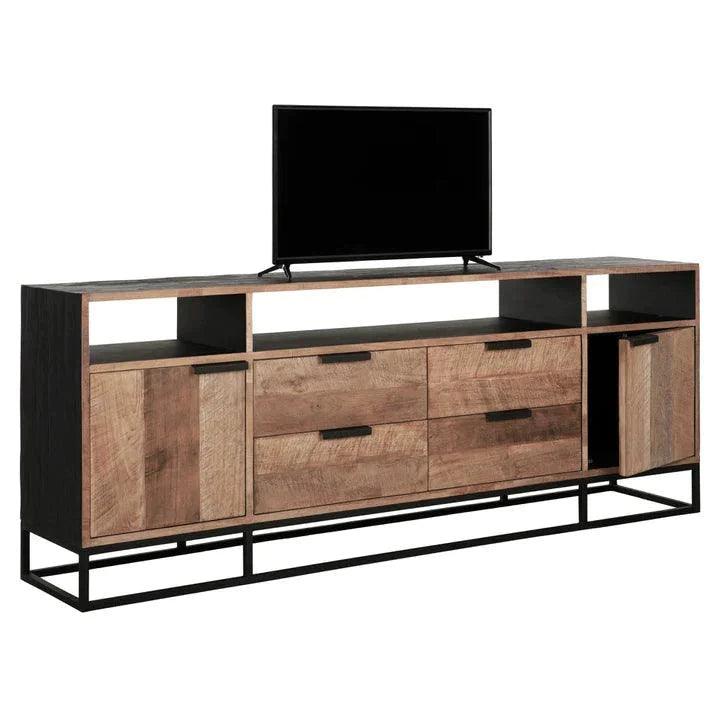 TV-meubel Cosmo No.3 200cm van DTP Home, detail van de metalen handgreep