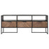 TV-meubel Criss Cross 150cm van DTP Home met visgraatpatroon op de ladefronten