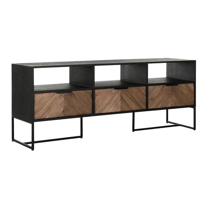 TV-meubel Criss Cross 180cm van DTP Home, open vakken in close-up