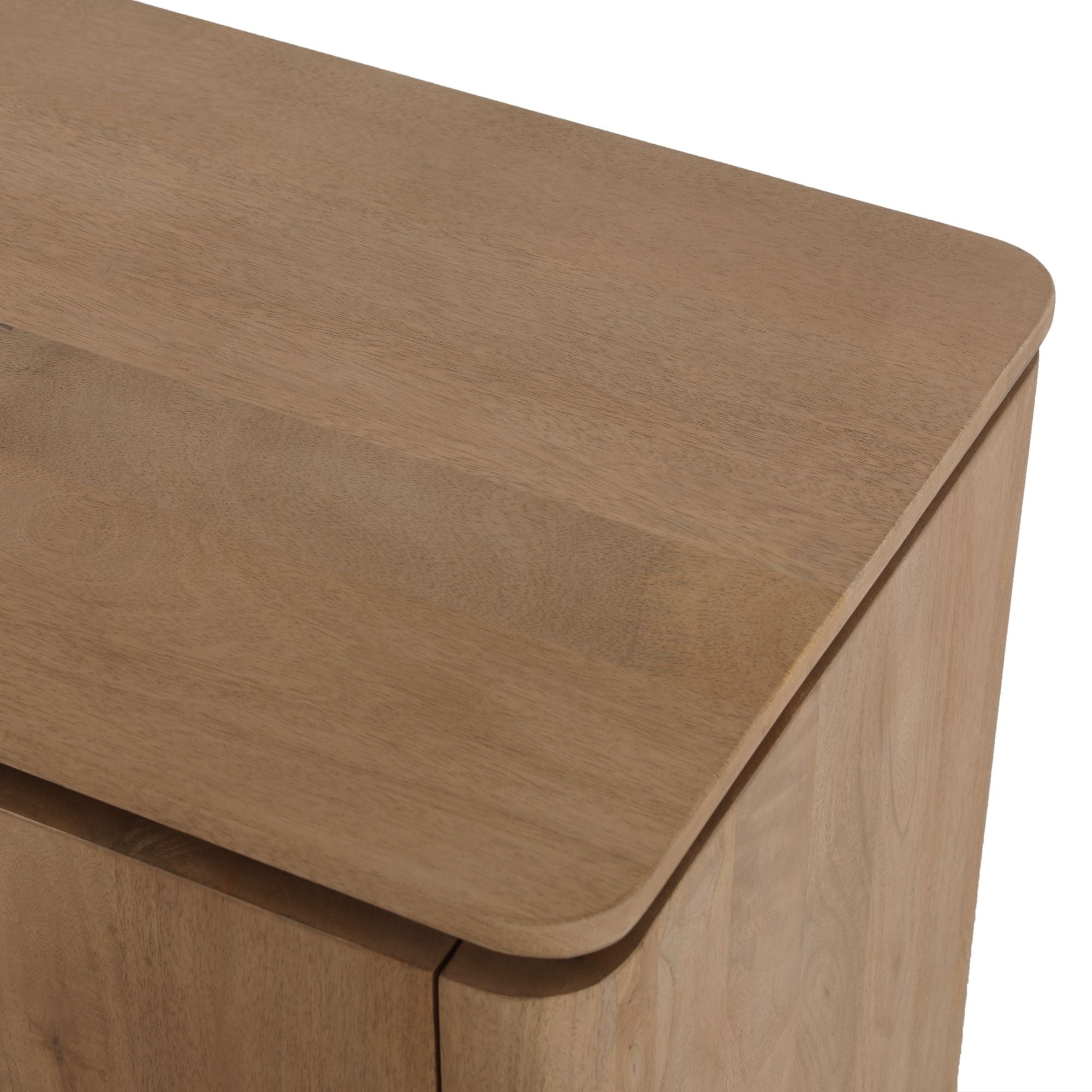 TV-meubel Dallas Naturel 165cm van Starfurn, handgemaakt van mangohout
