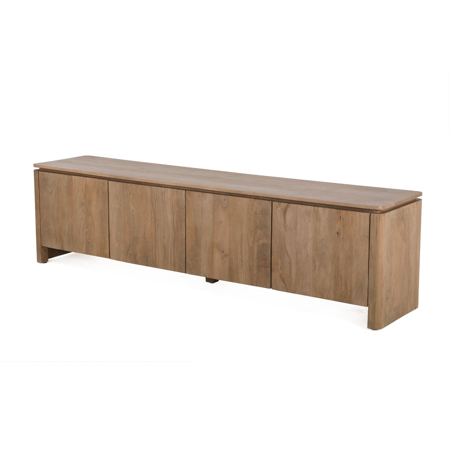 TV-meubel Dallas Naturel 210cm van Starfurn, handgemaakt van mangohout
