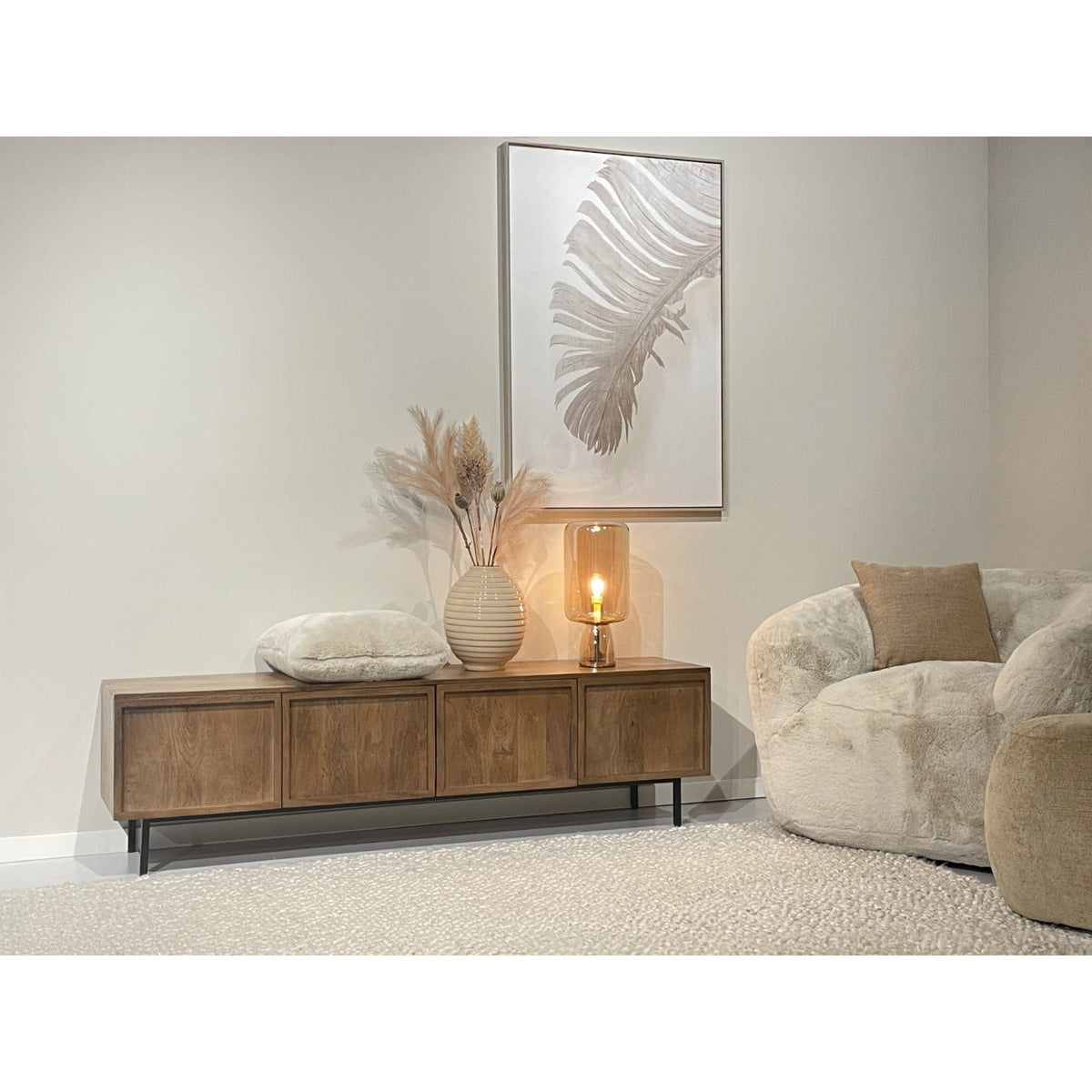 Livingfurn Elan tv-meubel 180cm, afmetingen L180cm x B40cm x H50cm
