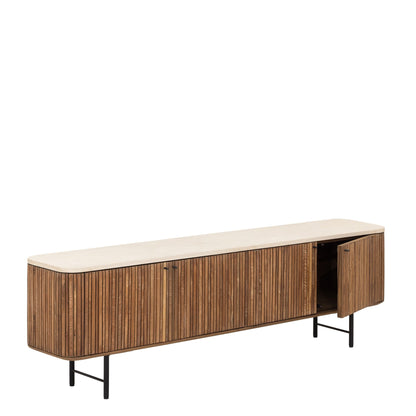 Achterzijde met kabeldoorvoer van het TV-meubel Lagoon 140cm