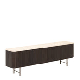 Achterzijde met kabeldoorvoer van het TV-meubel Maroon 140cm