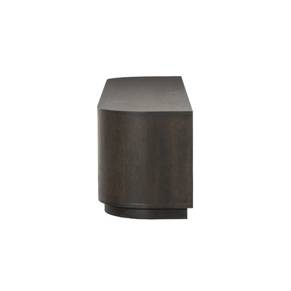 TV-meubel Novero espresso 140cm zijaanzicht