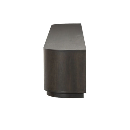 TV-meubel Novero espresso 220cm zijaanzicht