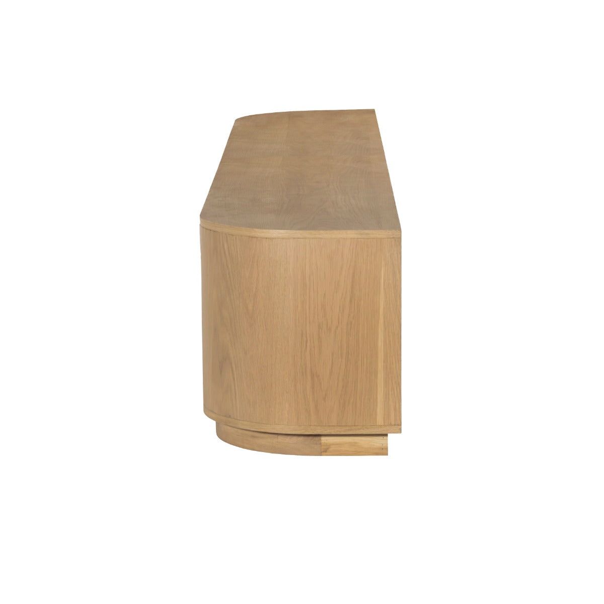 TV-meubel Novero naturel 220cm zijaanzicht