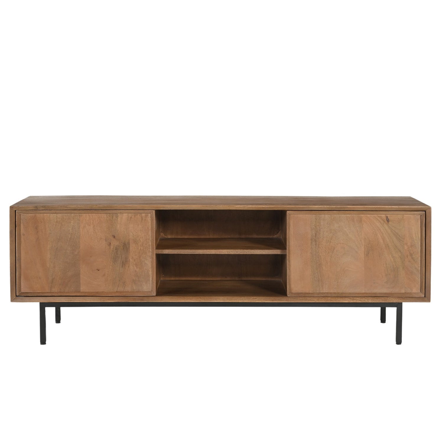 TV-meubel Ravenstein 150cm in pecan mangohout, L150cm x B40cm x H50cm
