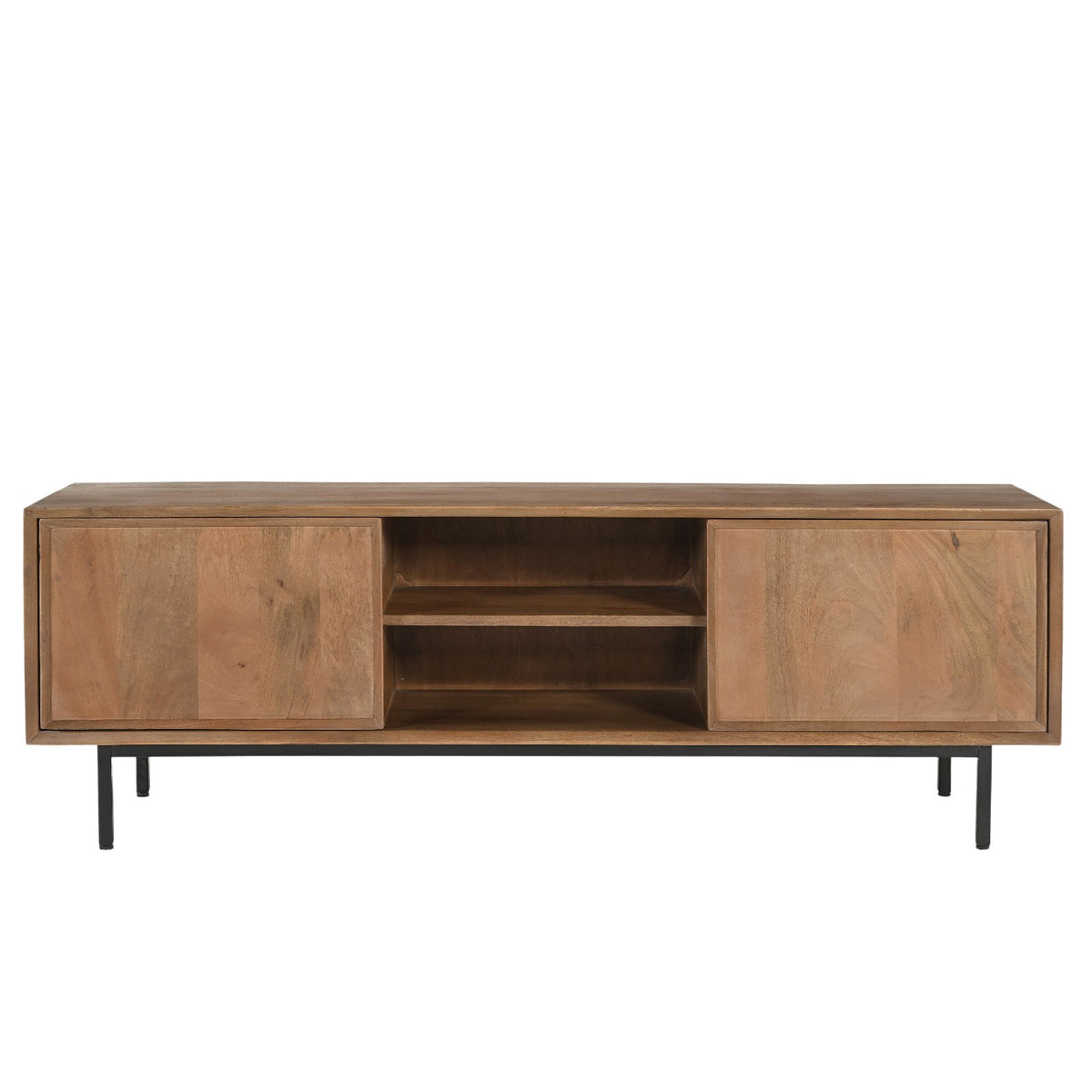 TV-meubel Ravenstein 150cm in pecan mangohout, L150cm x B40cm x H50cm