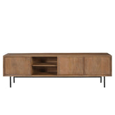 TV-meubel Ravenstein 180cm in pecan mangohout, L180cm x B40cm x H50cm