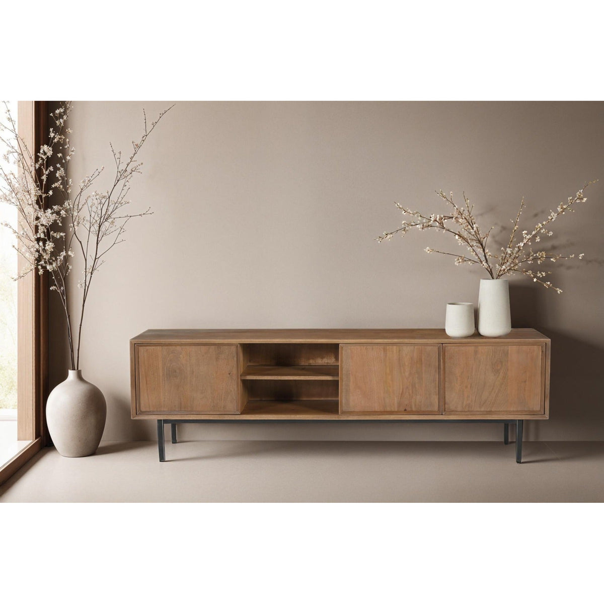 Livingfurn Ravenstein tv-meubel 180cm, afmetingen L180cm x B40cm x H50cm