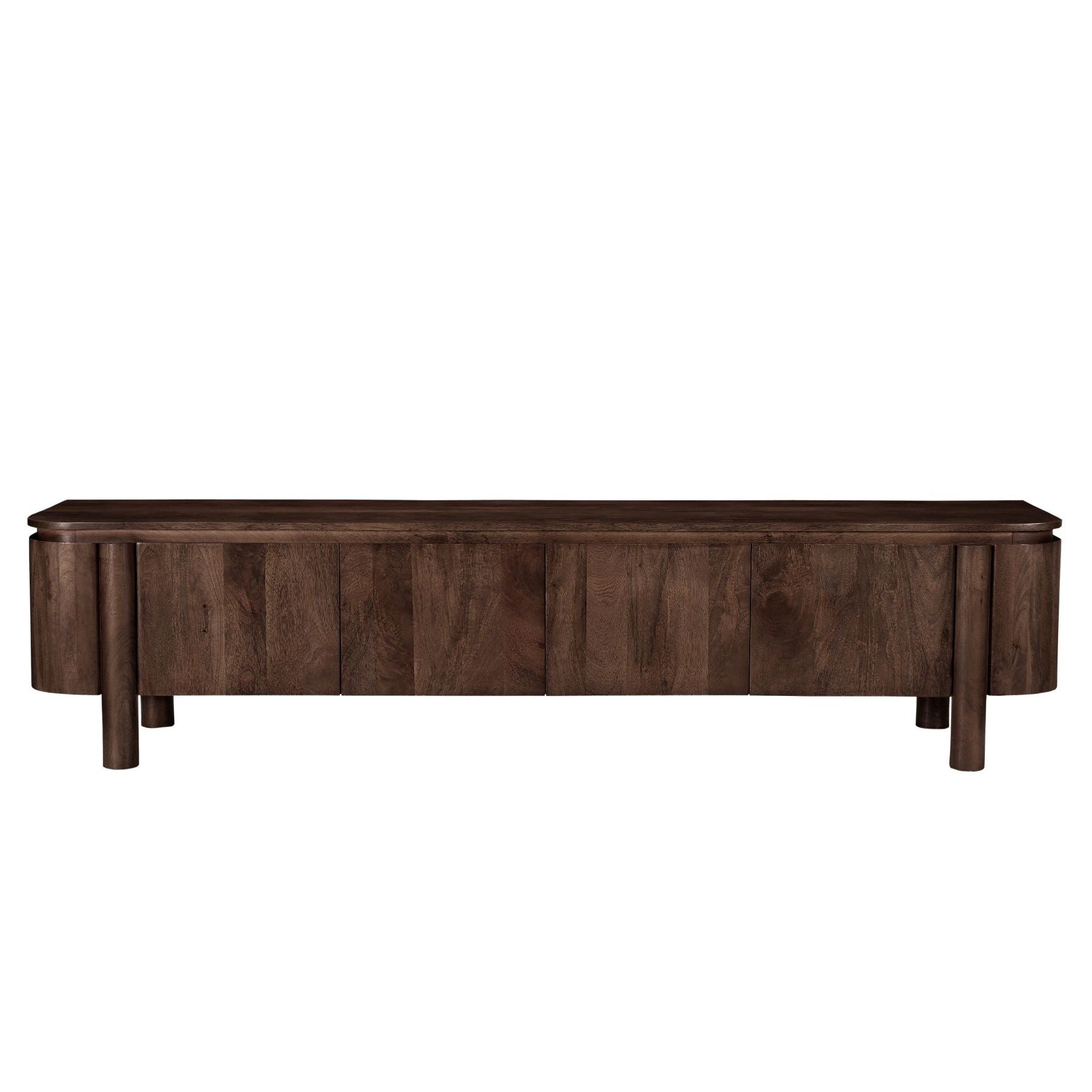 TV-meubel Salano mangohout chestnut 210cm van Livingfurn