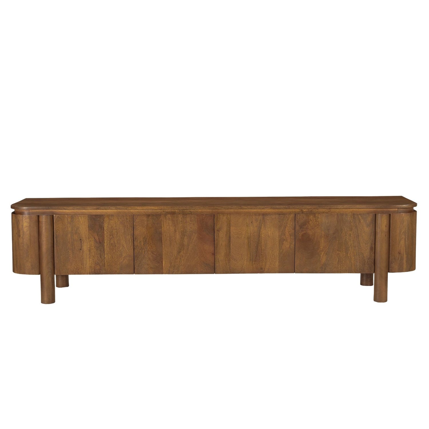 TV-meubel Salano mangohout pecan 210cm van Livingfurn