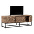 TV-meubel Sticks van MUST Living, teakhouten tv-meubel met lattenfront in naturel