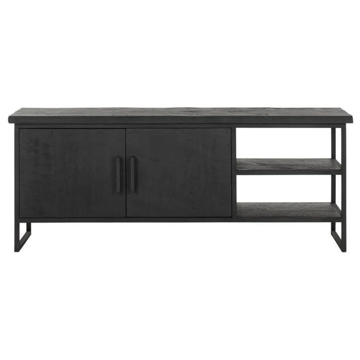 TV-meubel Timeless Black Beam zwart teakhout 140cm DTP Home