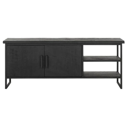 TV-meubel Timeless Black Beam zwart teakhout 140cm DTP Home