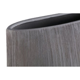 Detail van de voet van de donkergrijze Tywin pot small van PTMD