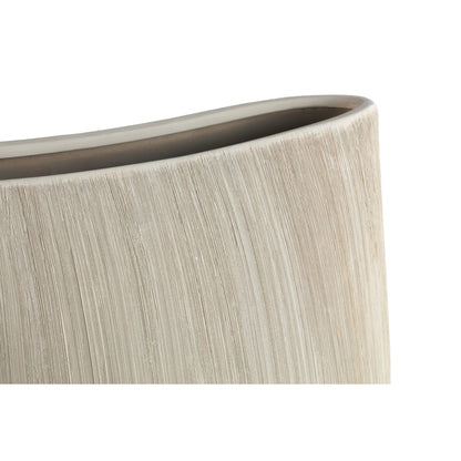 Detail van de voet van de khakikleurige Tywin pot small van PTMD
