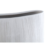 Detail van de voet van de witte Tywin pot small van PTMD