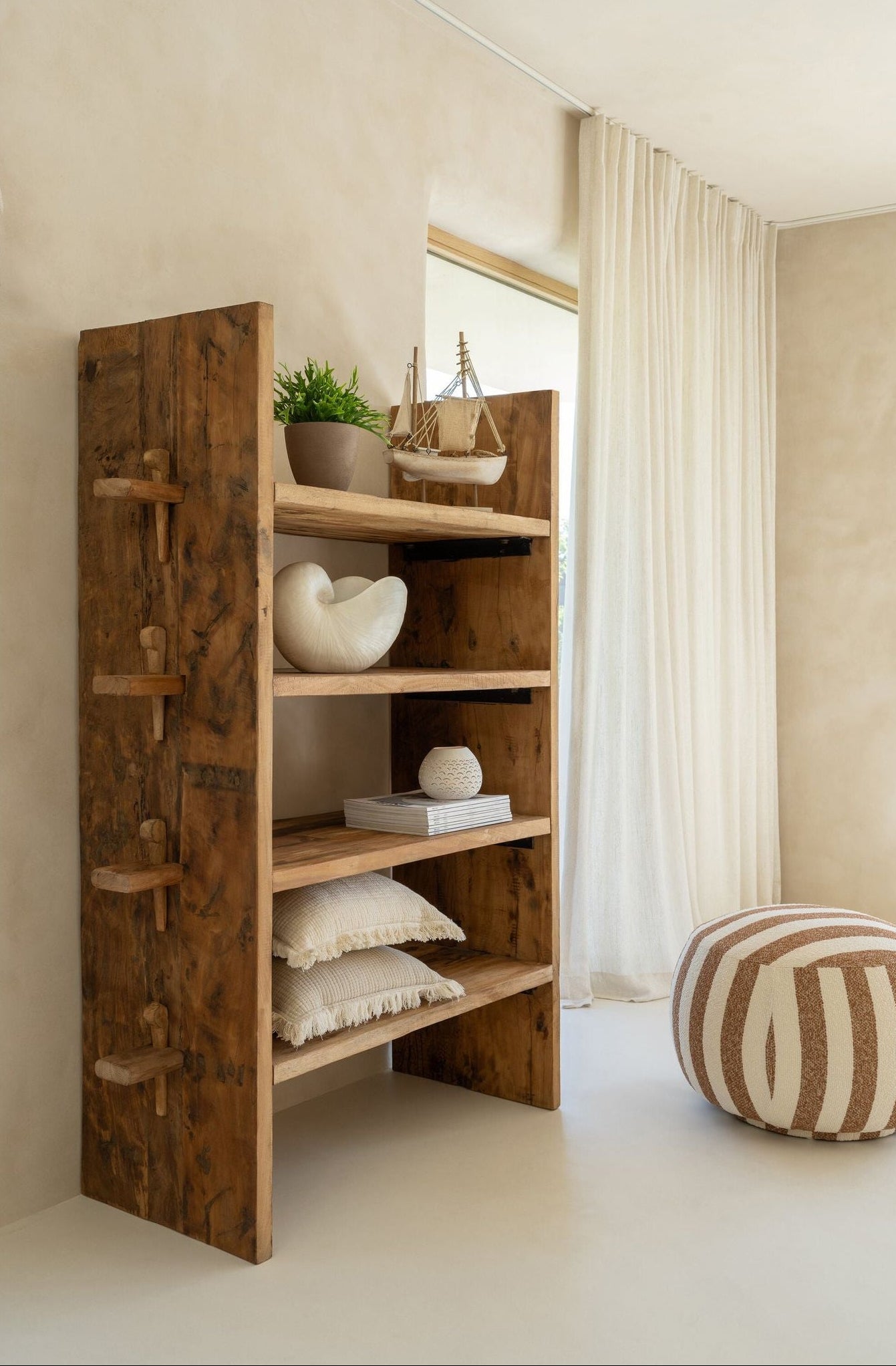 Rek Hugo Hout Naturel J-Line