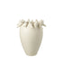 Vaas Budgie Keramiek Wit Small Dia 33cmxH40cm J-Line - Vaas - J-Line - livinglovely.nl
