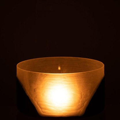 Vaas Circulo Plat Glas Zwart Transparant - Vaas - J-Line - livinglovely.nl