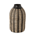 Vaas Decoratie Touw/Rattan Zwart/Naturel - Vaas - J-Line - livinglovely.nl