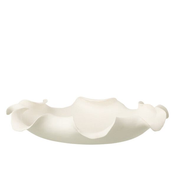 Vaas Helix Onregelmatig Keramiek Wit Ø31cmxH31cm J-Line