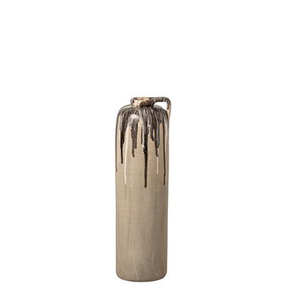 Vaas Keramiek Beige/Bruin Small J-Line