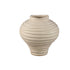 Vaas Mickie - Ø26cm - Keramiek - Beige PTMD - Vaas - PTMD - livinglovely.nl
