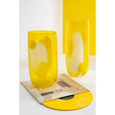 Vaas Mona Glas Transparant/Geel Large J-Line