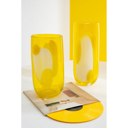 Vaas Mona Glas Transparant/Geel Large J-Line