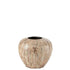 Vaas Nuye Bol Schelpen/Bamboe Beige - Vaas - J-Line - livinglovely.nl