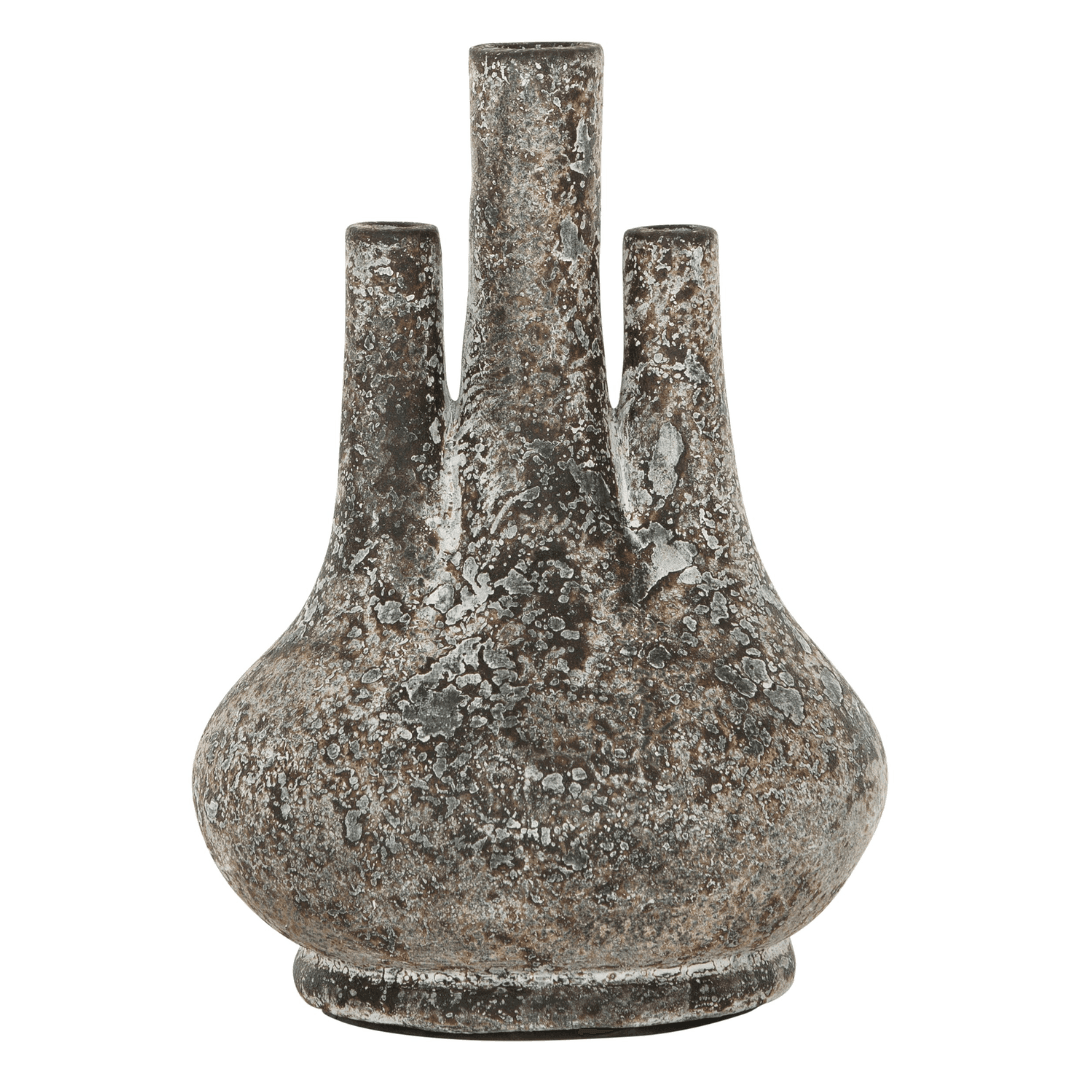 Vaas Okko terracotta gemeleerd steen MUST Living