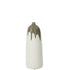 Vaas Olea Fles Olijfgroen/Wit Small Dia18cmxH47cm J-Line