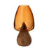Vaas Paddenstoel Hoog Glas Caramel Ø16 J-Line - Vaas - J-Line - livinglovely.nl