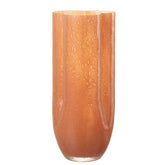 Vaas Trikkie Glas Koraal L14,5xB14,5xH34,5cm J-Line - Vaas - J-Line - livinglovely.nl