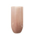 Vaas Trikkie Glas Roze L14xB14xH29 cm J-Line - Vaas - J-Line - livinglovely.nl