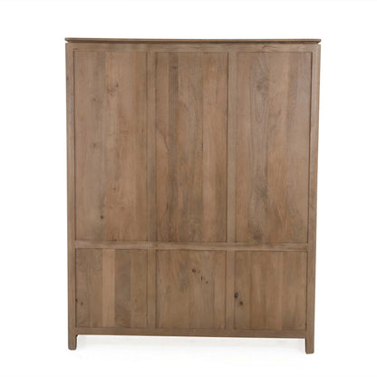 Vakkenkast Dallas van Starfurn schuin van voren gezien, 160 cm breed en 200 cm hoog