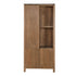 Vakkenkast Dallas van Starfurn in naturel mangohout, 90 cm breed en 200 cm hoog