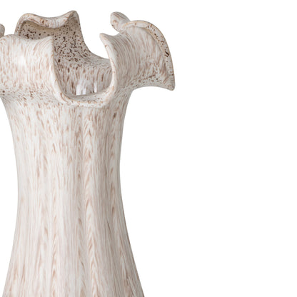 Vaas Geglazuurd Keramiek Beige Large J-Line