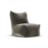 Velvet Junior Lounge Seat Khaki van Laui Lounge, compacte groengrijze velvet loungestoel schuin van links voren