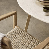 Verano Terrasstoel met Armleuning Naturel Raw Materials - Terrasstoel - Raw Materials - livinglovely.nl